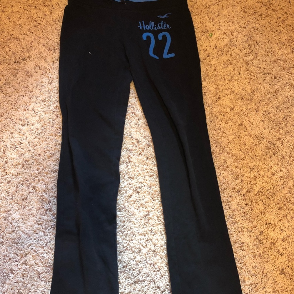 Navy Hollister skinny bootcut sweatpants